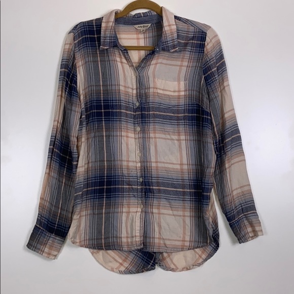 Lucky Brand Tops - Lucky Brand I Plaid Button Up Size Medium